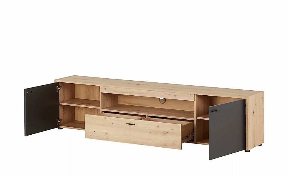 TV-Lowboard  Nisio ¦ holzfarben ¦ Maße (cm): B: 202,5 H: 48,5 T: 35.0 TV- & günstig online kaufen