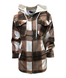 Worldclassca Karohemd Worldclassca DAMEN HEMDJACKE KARIERT günstig online kaufen