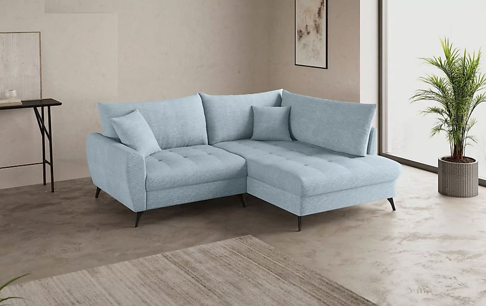 Mr. Couch Ecksofa "Blackburn II, L-Form", Mit Kaltschaumpolsterung bis 140 günstig online kaufen