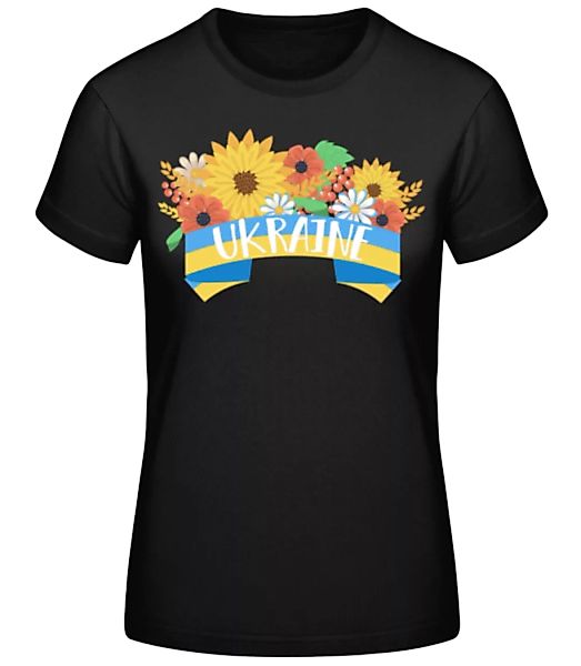 Ukraine Blumen · Frauen Basic T-Shirt günstig online kaufen