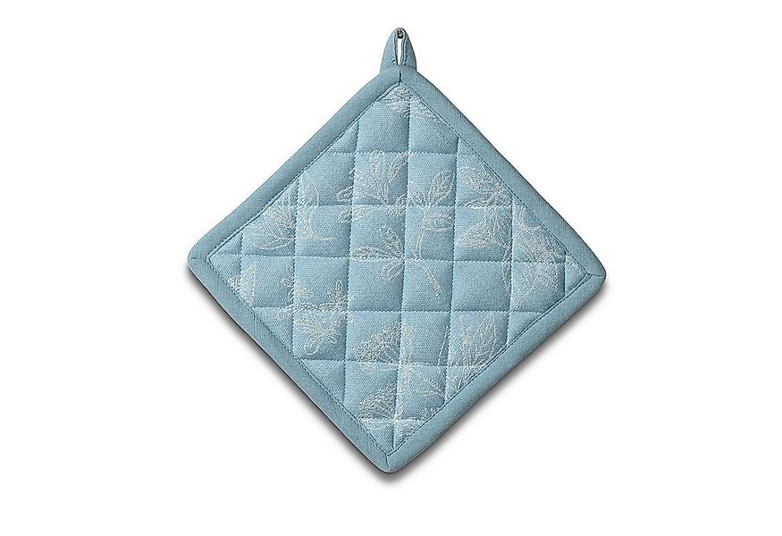 kela Topflappen Svea, dezentes Blumenmotiv, Aufhängeschlaufe, waschbar bis günstig online kaufen