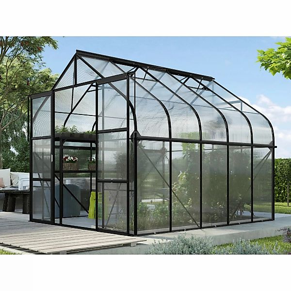 Vitavia Gewächshaus Diana 8300 Schwarz 8,3 m² günstig online kaufen