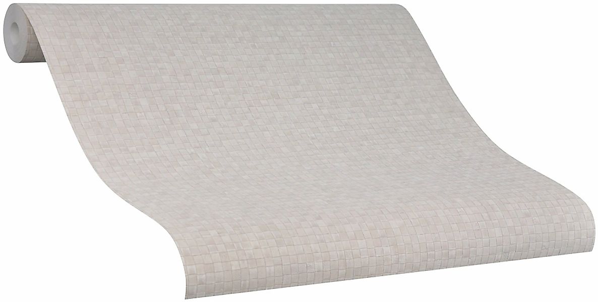 Marburg Vliestapete Grafisch Würfelmuster Weiß 10,05 m x 0,70 m FSC® günstig online kaufen