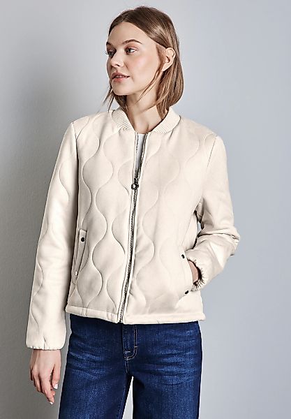 STREET ONE Steppjacke ohne Kapuze aus elastischem Materialmix günstig online kaufen