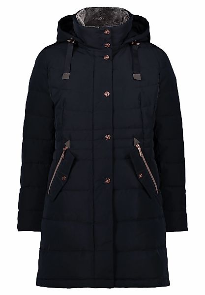 Gil Bret Steppjacke "Damen Steppmantel mit Kunstfellkragen" mit Kapuze günstig online kaufen