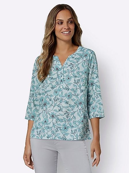 Sieh an! Klassische Bluse Schlupfbluse 3/4-Arm günstig online kaufen