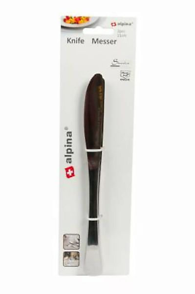Alpina Messer Tafelmesser 2er-Set silber günstig online kaufen