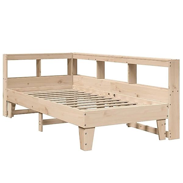 vidaXL Bücherregalbett ohne Matratze 75x190 cm Massivholz Kiefer 3324562 günstig online kaufen