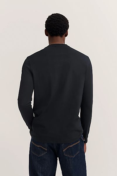 bugatti Longsweatshirt "Rundhals", im Modern Fit aus Baumwolle günstig online kaufen