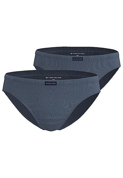 TOM TAILOR Boxershorts TOM TAILOR Herren Slip blau Nadelstreifen 2er Pack ( günstig online kaufen