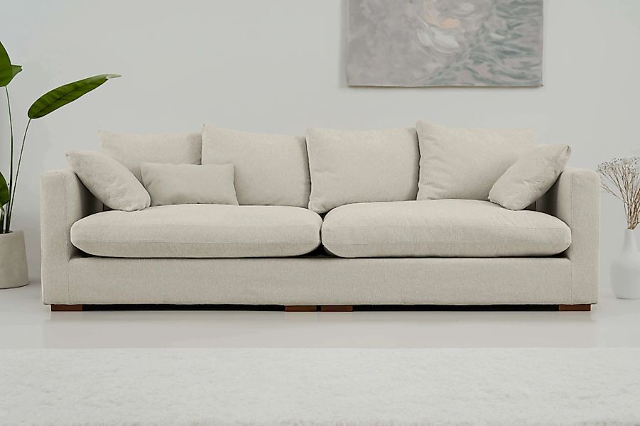 Home affaire Big-Sofa "Coray", extra weich und kuschelig, Füllung mit Feder günstig online kaufen
