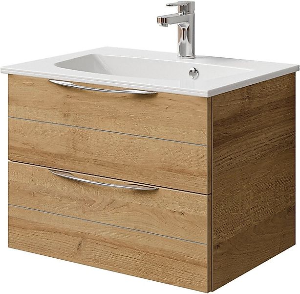 Saphir Waschtisch »Serie 6025 Mineralmarmor-Waschtisch mit Unterschrank, 67 günstig online kaufen