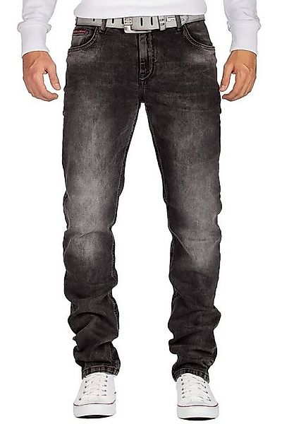 Cipo & Baxx Slim-fit-Jeans Casual Hose BA-CD533 Grau W31/L30 (1-tlg) mit lä günstig online kaufen