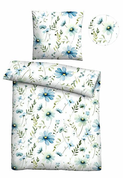 Castell - Markenbettwäsche Bettwäsche "0020369" 2 Stk. tlg. absolut bügelfr günstig online kaufen