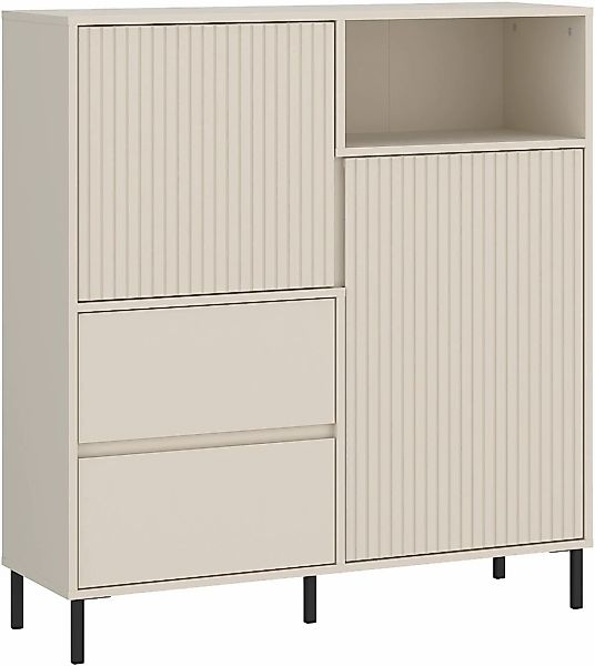 Home affaire Highboard "viel Stauraum, Soft Close, 2 Türen und 2 Schubkaste günstig online kaufen