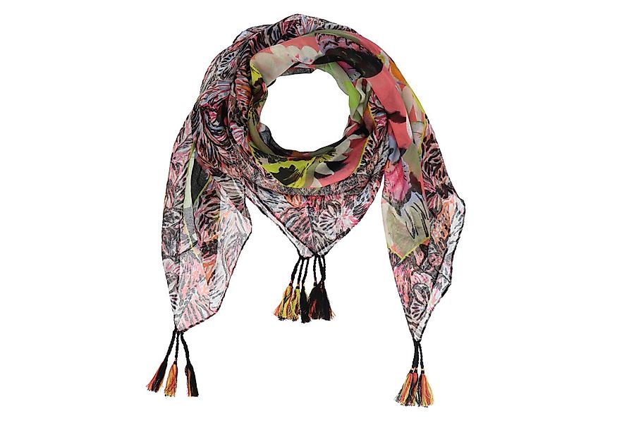 halsüberkopf Accessoires Modetuch Tuch Tropical, mit Tasseln günstig online kaufen