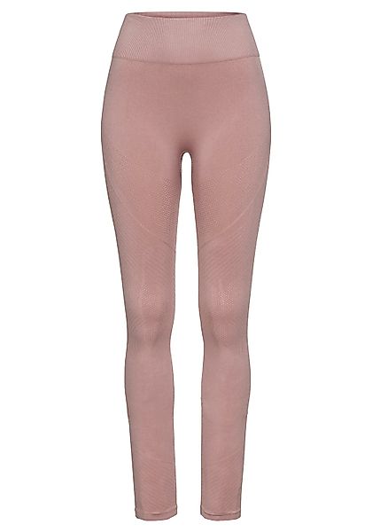 LASCANA Seamless Leggings "Po Push Up", mit Rippstruktur und Shapingeffekt, günstig online kaufen
