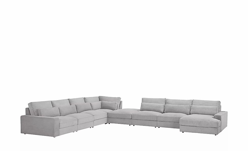 Wohnlandschaft  Branna ¦ grau ¦ Maße (cm): B: 502 H: 88 T: 412.0 Polstermöb günstig online kaufen