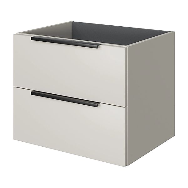 Pelipal Waschbeckenunterschrank Quantum 07 Kaschmir Matt 59 cm 2 Auszüge günstig online kaufen