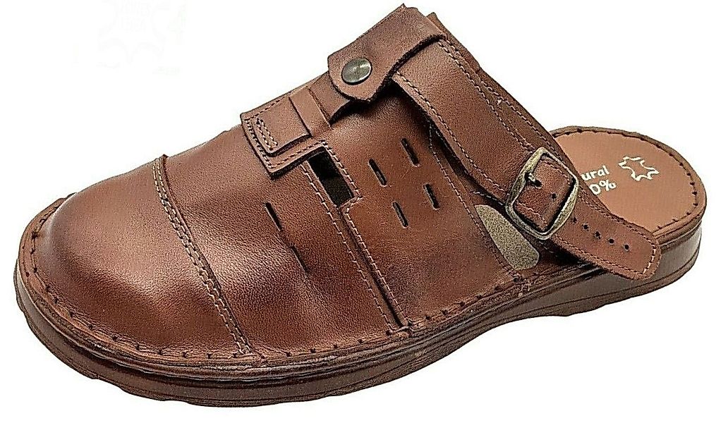 em-ka Leder Herren Sandalen Pantolette Clogs günstig online kaufen