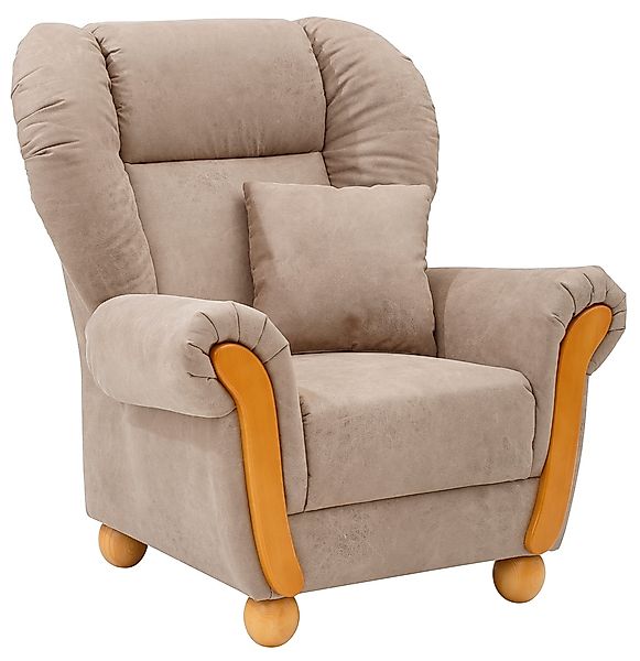 Home affaire Loungesessel "Milano Vintage, Hochlehnsessel, Ohrensessel", ho günstig online kaufen