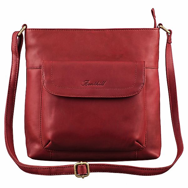Benthill Umhängetasche Damen Echt Leder Shopper günstig online kaufen