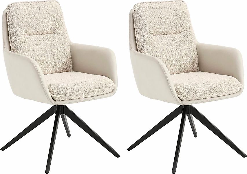 Home affaire Esszimmerstuhl "Barcelona" (Set) 2 Stk.verschiedene Gestelle i günstig online kaufen