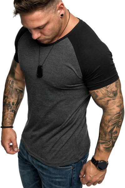 Amaci&Sons T-Shirt SALEM Basic Raglan T-Shirt günstig online kaufen