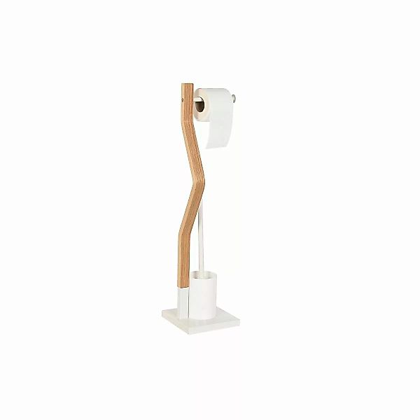 Toilettenpapierhalter Mit Bürstenhalterung Dkd Home Decor Holz Stahl (18,5 günstig online kaufen