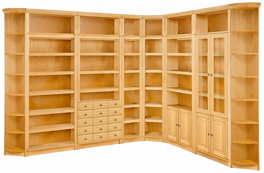 Home affaire Bücherregal "Soeren" in 2 Höhen und 2 Tiefen, mit viel Staurau günstig online kaufen