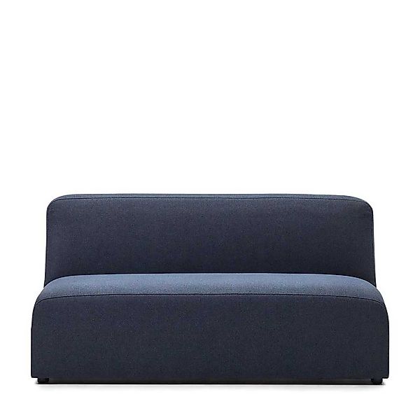 2-Sitzer Modulsofa Dunkelblau 150 cm breit 89 cm tief günstig online kaufen