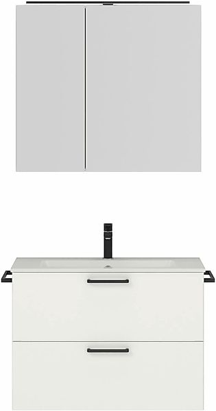 nobilia Badmöbel-Set "Tolvina" vormontiert, mit Soft-Close, 2 Stk. tlg. günstig online kaufen