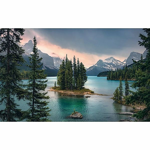 Sanders & Sanders Fototapete Landschaft Grün und Blau 450 x 280 cm 612666 günstig online kaufen