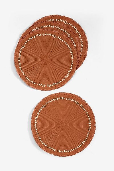 Next Platzset Tischset mit Blattstickerei, 4er-Set, (1-St) günstig online kaufen