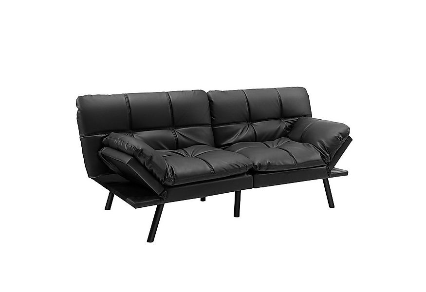 COSTWAY Schlafsofa, Klappbar, mit Bettfunktion & Matratze, umwandelbar, 182 günstig online kaufen
