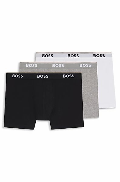 BOSS Langer Boxer "Brief 3 PACK", mit farblich passendem Webbund günstig online kaufen