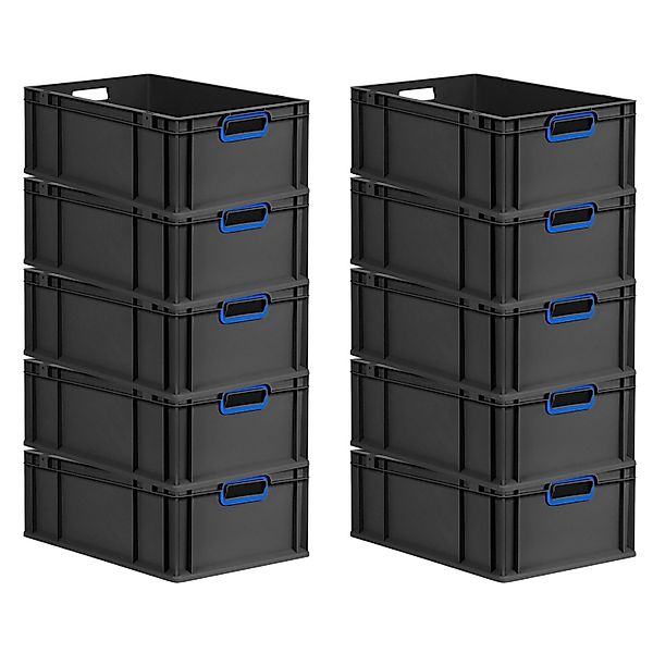 PROREGAL SparSet 10x Eurobox Nextgen Color HxBxT 22x40x60cm 44 Liter Griffe günstig online kaufen