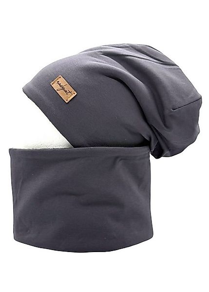 nadycat Beanie ANTHRAZIT UNI (2-St., Beanie mit passendem Loop) handgeferti günstig online kaufen