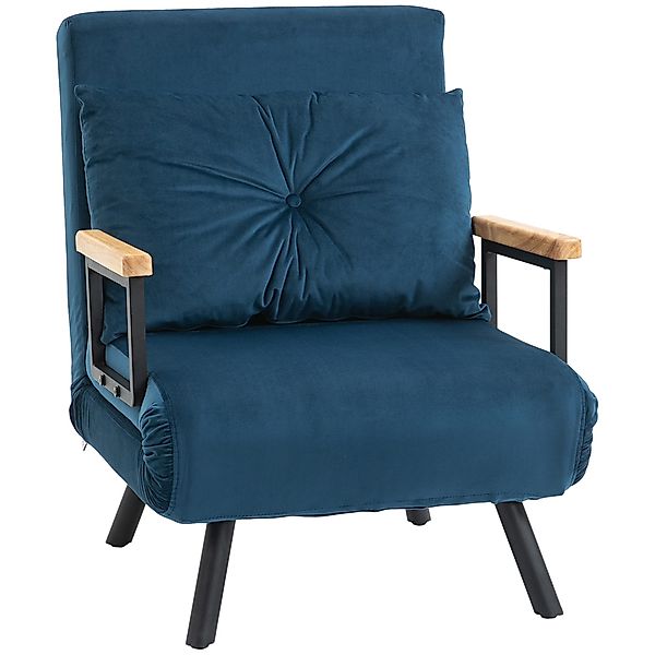 HOMCOM Sessel Gästebett mit Rückenkissen, Polstersofa günstig online kaufen