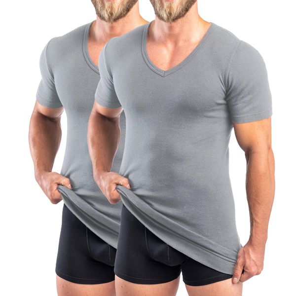 HERMKO Unterziehshirt 488710 2er Pack Extralanges günstig online kaufen