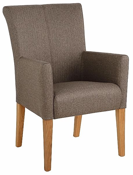 Home affaire Armlehnstuhl »King BESTSELLER!«, Feinstruktur, Esszimmerstuhl günstig online kaufen