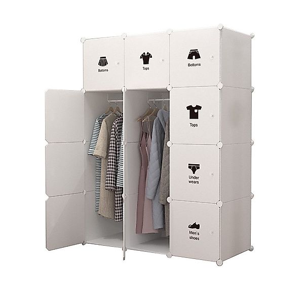 GarveeMore Kleiderschrank Mit Platz zum Aufhängen,DIY günstig online kaufen