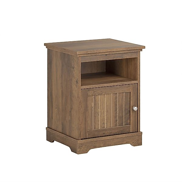 SoBuy Nachttisch Sofatisch Beistelltisch Nachtschrank mit 1 Tür FBT151-BR günstig online kaufen