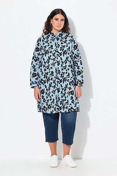 Ulla Popken Hemdbluse Longbluse Blüten A-Linie günstig online kaufen
