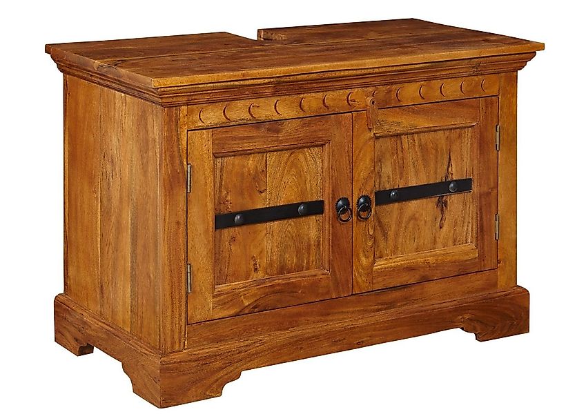Massivmoebel24 Waschbeckenunterschrank #01005 (Waschbeckenunterschrank Akaz günstig online kaufen