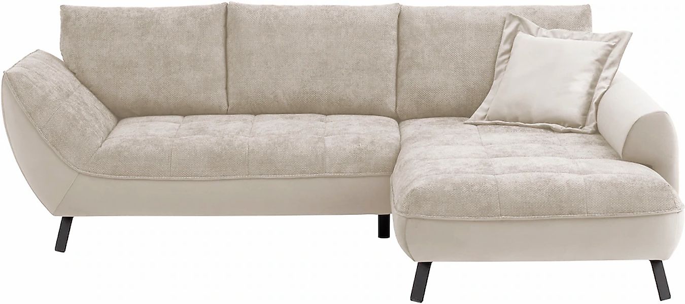 exxpo - sofa fashion Ecksofa, stabile Rücken - Kissen, bequem und modern günstig online kaufen