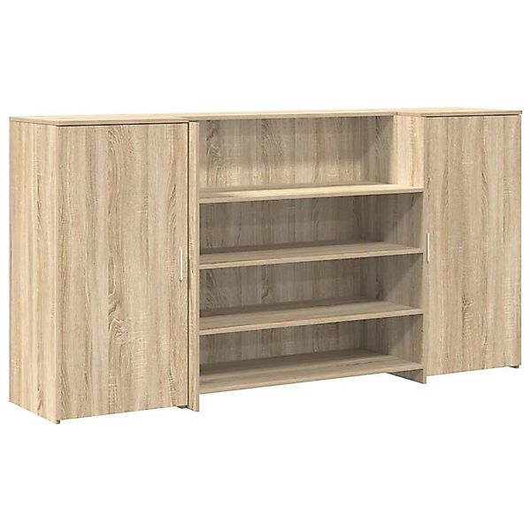 vidaXL Empfangstheke Sonoma-Eiche 200x50x103,5 cm Holzwerkstoff 3324180 günstig online kaufen
