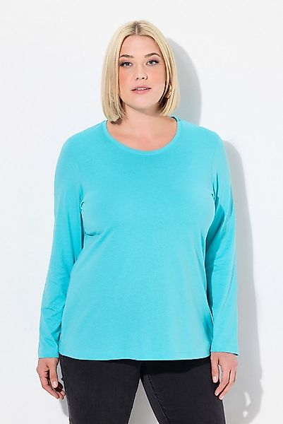 Ulla Popken T-Shirt bis 64 Oberteil Langarmshirt Basic Langarm günstig online kaufen