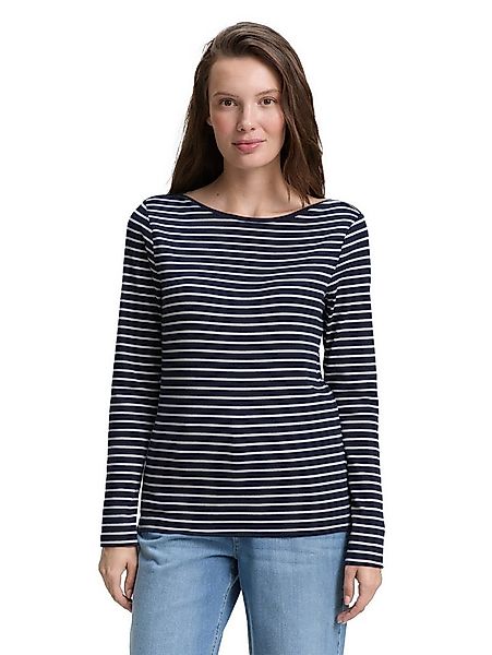 TOM TAILOR Langarmshirt mit Streifen Muster günstig online kaufen