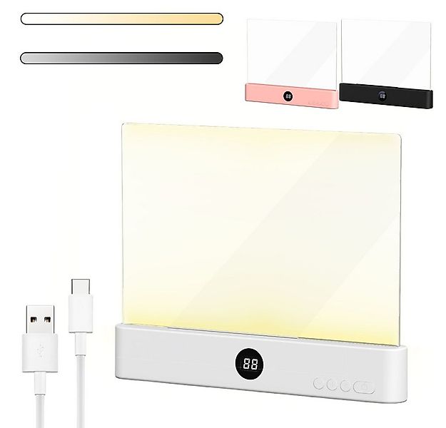 VIVIHEYDAY LED Leselampe Buch, 3 Lichtfarben Dimmbares LED Buchlampe mit Ti günstig online kaufen